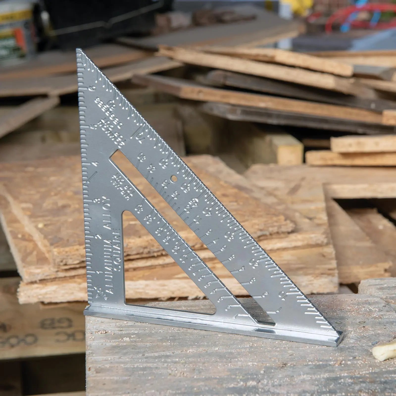 Silverline 7" Aluminium Alloy Roofing Square Framing Roof Mitre Lipped Edge 