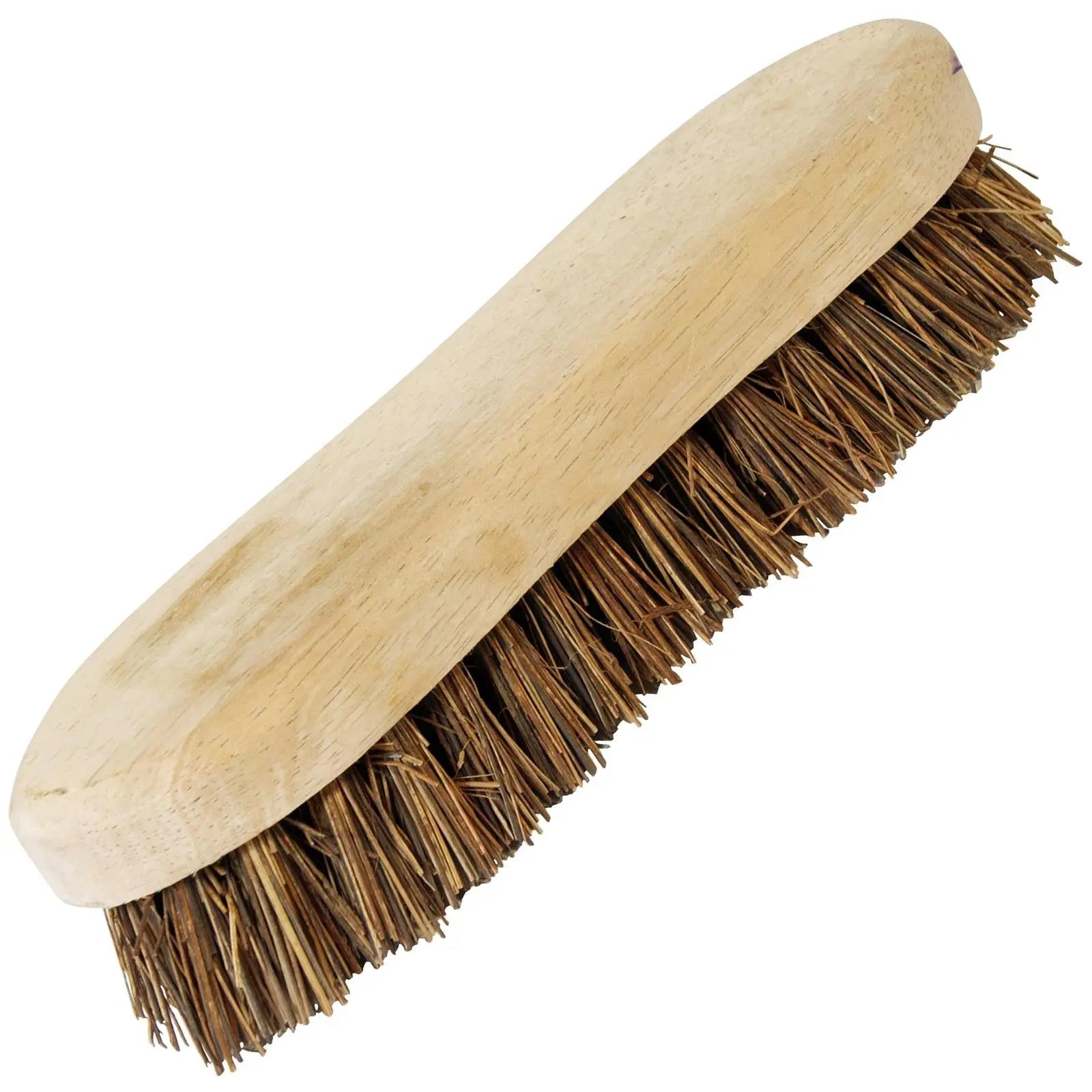 Silverline 8" Scrubbing Brush Bassine Cane Mix Bristles Cleaning Heavy Duty 