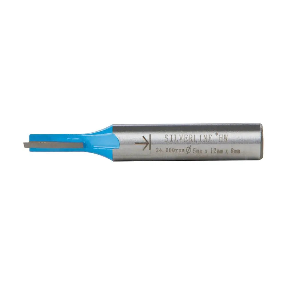 Silverline 8mm Shank Straight Metric Router Bits Cutters 
