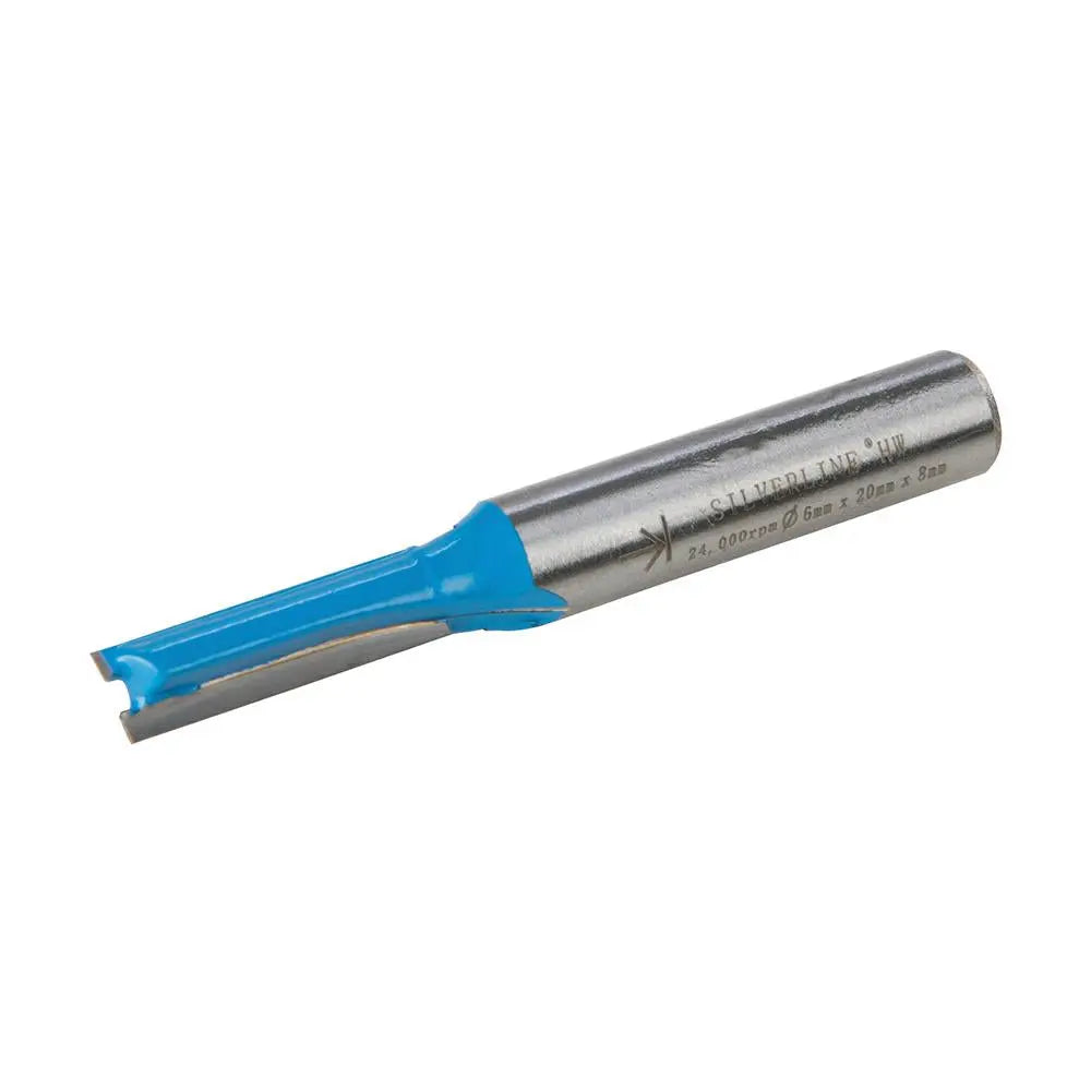 Silverline 8mm Shank Straight Metric Router Bits Cutters 
