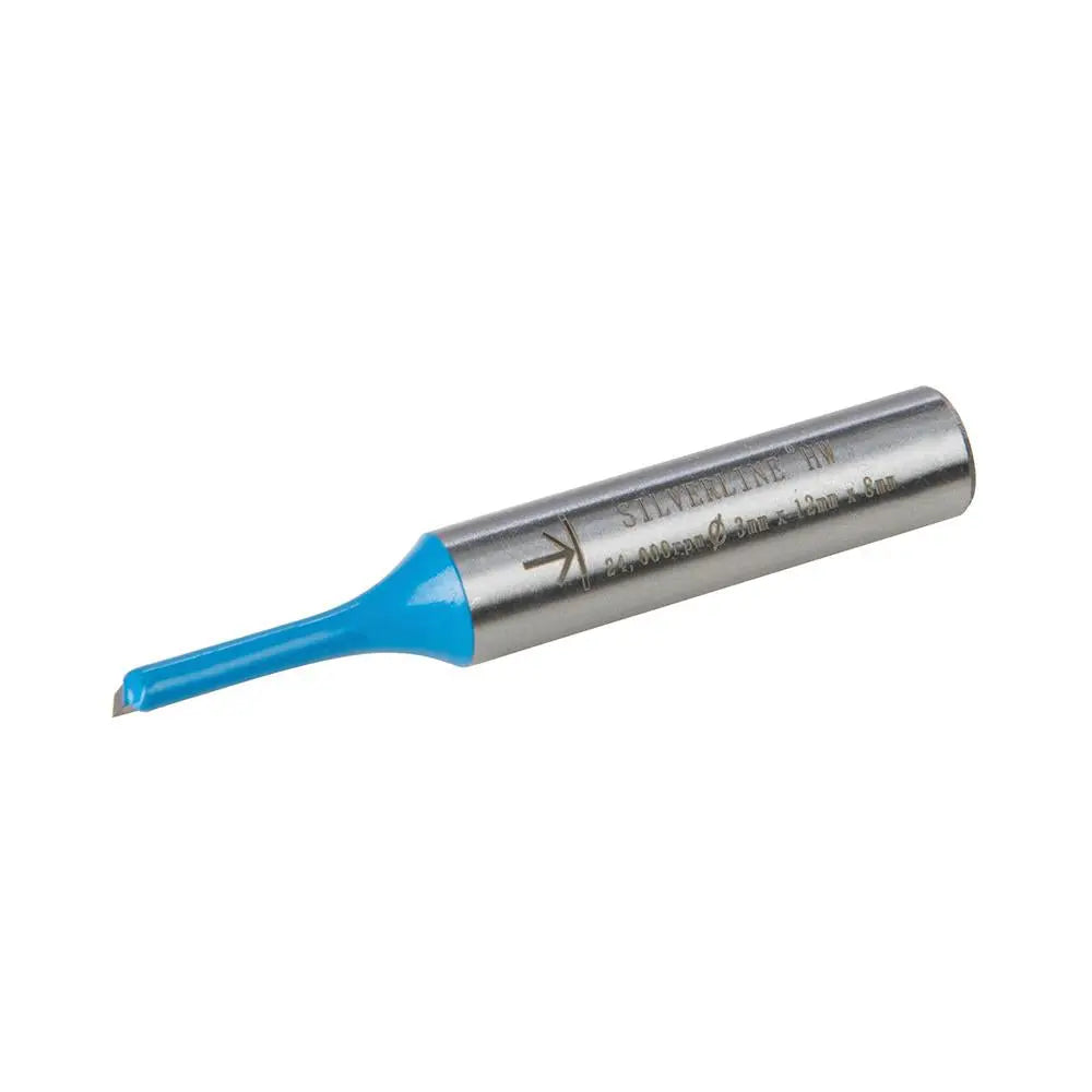 Silverline 8mm Shank Straight Metric Router Bits Cutters 