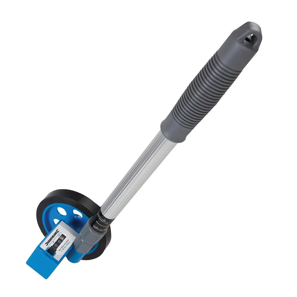 Silverline 999m Micro Measuring Wheel Telescopic 0-999m Metric Compact Distance 