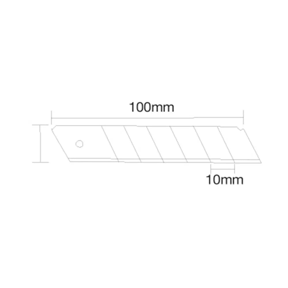 Silverline 9mm Snap Off Blades 10 Piece 