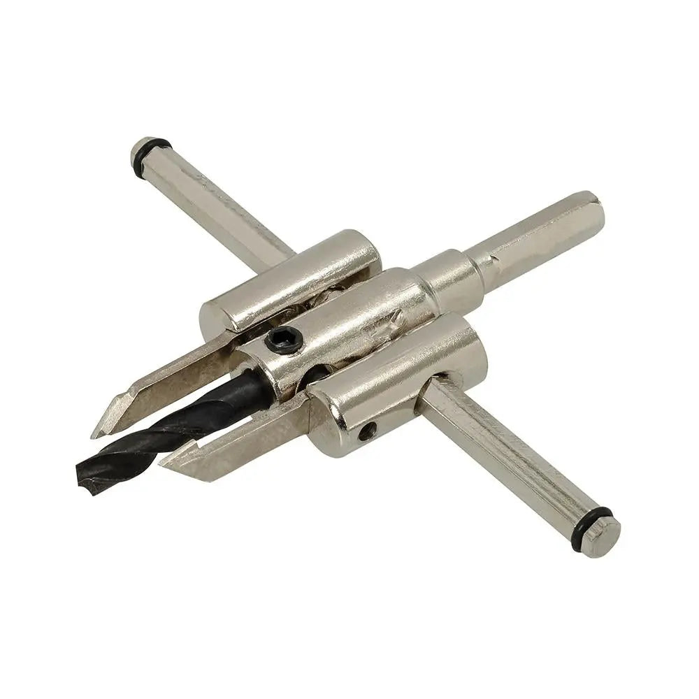Silverline Adjustable Hole Cutter 30 - 120mm 447132  White Rose Tools
