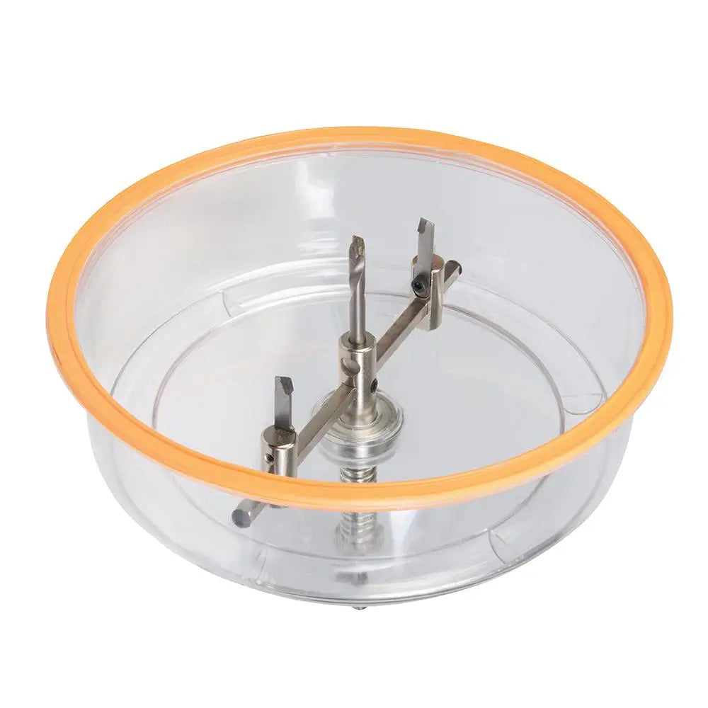 Silverline Adjustable Hole Cutter with Cowling 40 - 200mm Dia 633706  White Rose Tools