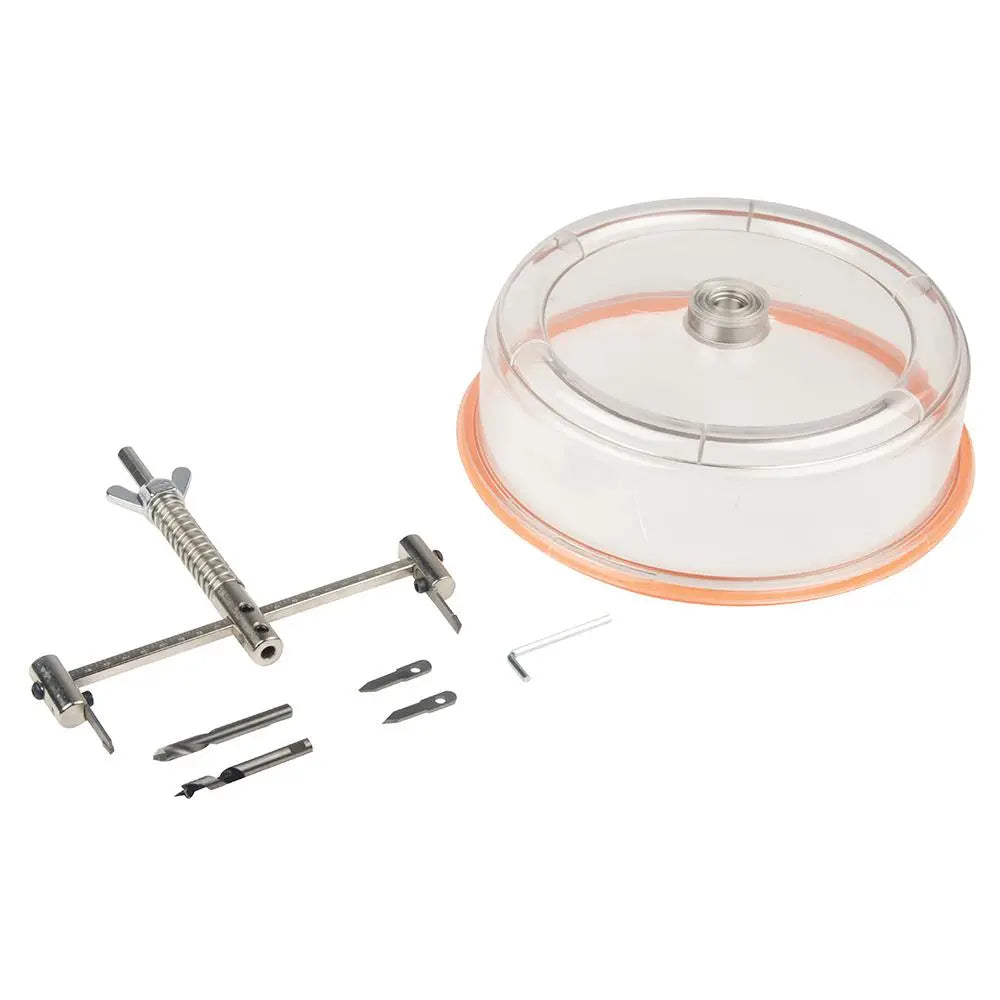 Silverline Adjustable Hole Cutter with Cowling 40 - 200mm Dia 633706  White Rose Tools