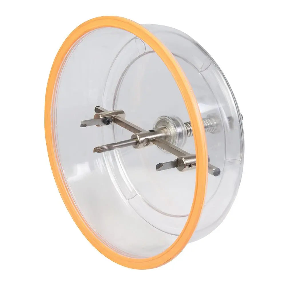 Silverline Adjustable Hole Cutter with Cowling 40 - 200mm Dia 633706  White Rose Tools