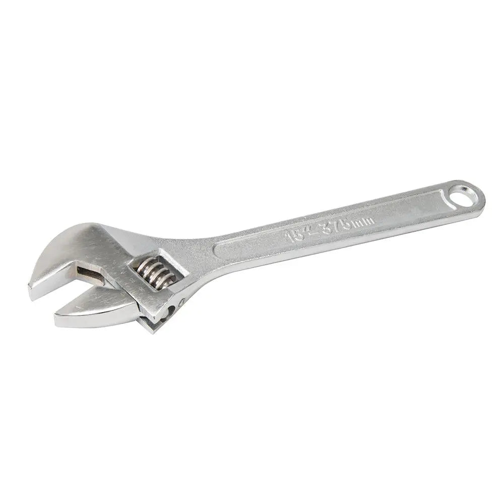 Silverline Adjustable Wrench Length 375mm - Jaw 41mm WR50  White Rose Tools