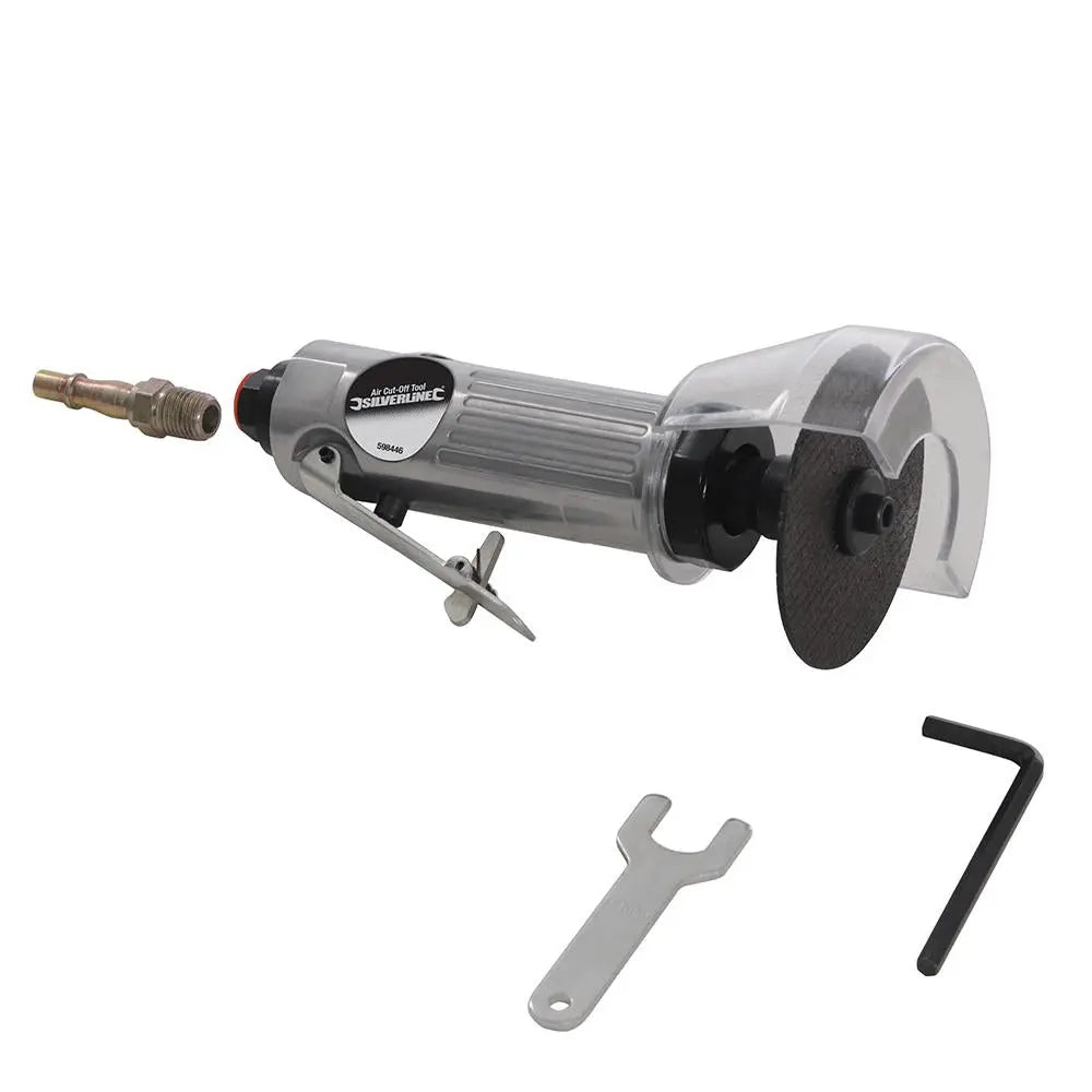 Silverline Air Cut Off Tool Rotary Saw Grinder Cutter 1/4" BSP 