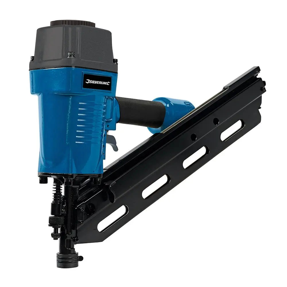 Silverline Air Framing Nailer 90mm 10 - 12 Gauge 282400  White Rose Tools