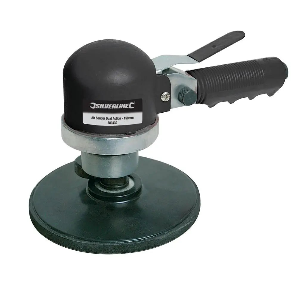 Silverline Air Sander & Polisher 150mm 580430  White Rose Tools