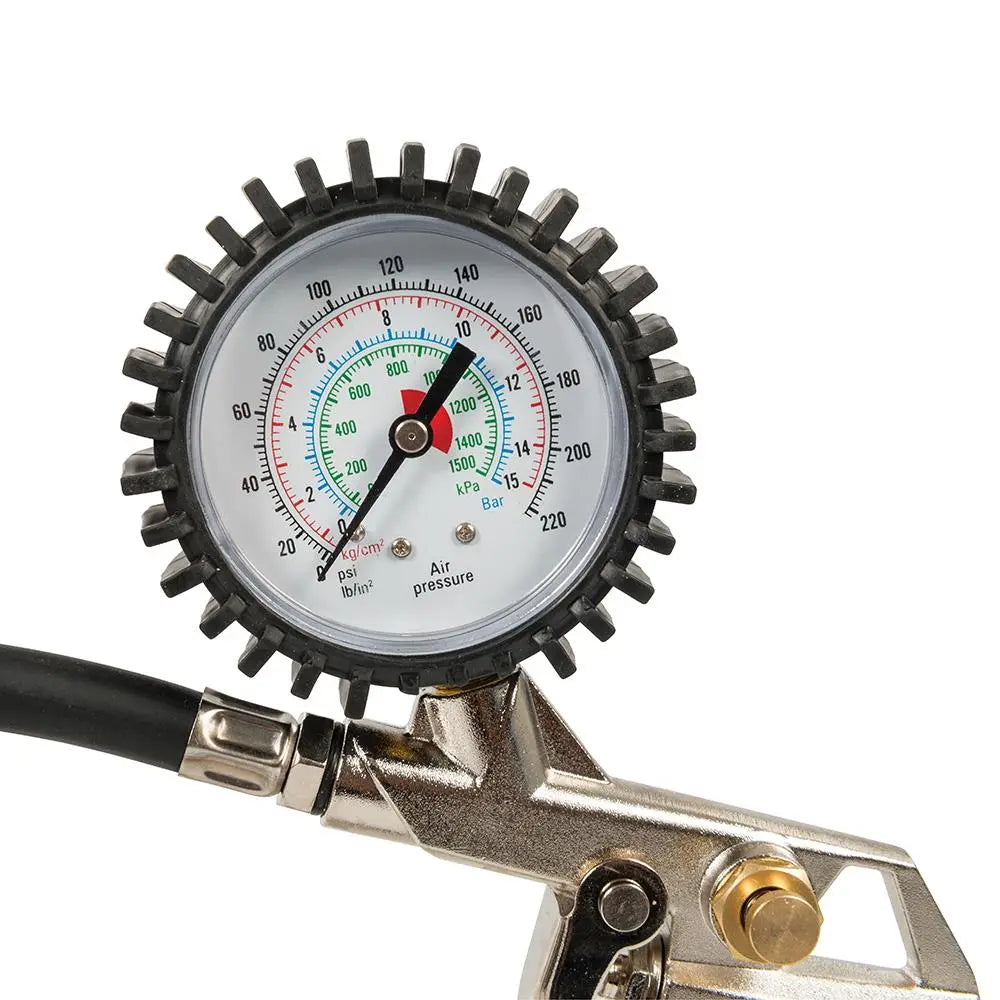 Silverline Air Tyre Inflator 400mm 675078  White Rose Tools