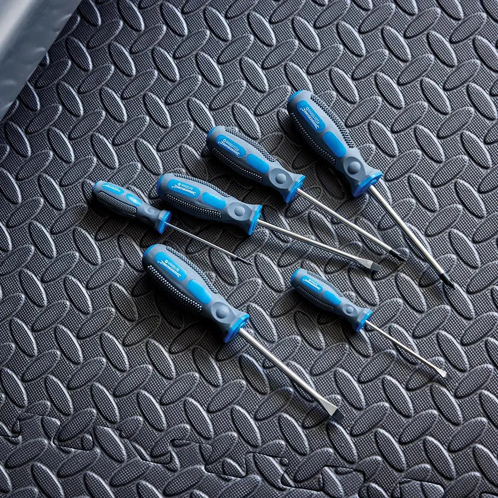 Silverline Assorted Screwdriver Set Slotted Phillips 6 Piece General Purpose 