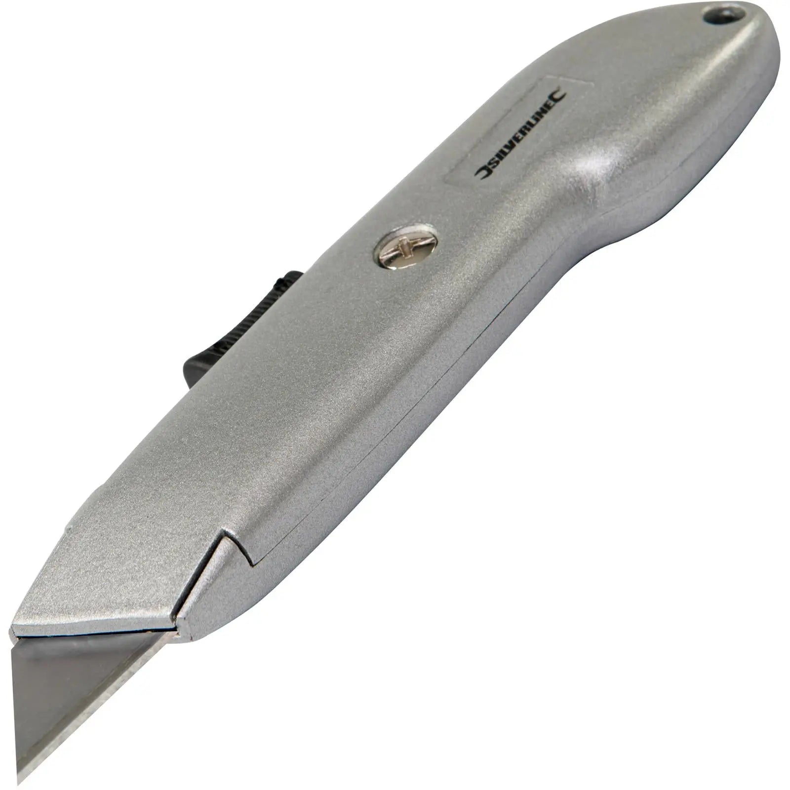 Silverline Automatic Retractable Safety Knife 140mm Cutting Blade 