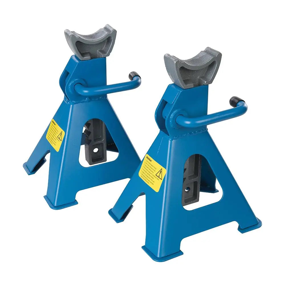 Silverline Axle Stand Set 2 Piece 3 Tonne Lifting Capacity 