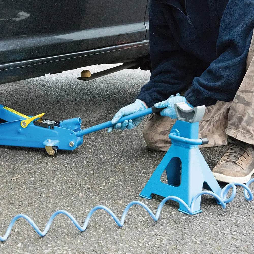 Silverline Axle Stand Set 2 Piece 3 Tonne Lifting Capacity 