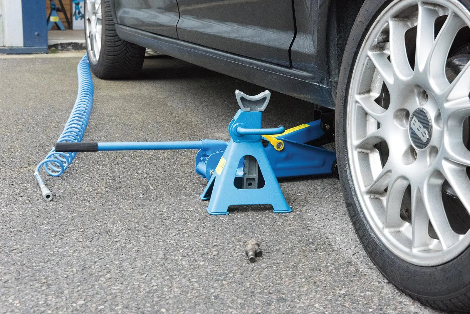 Silverline Axle Stand Set 2 Piece 3 Tonne Lifting Capacity 