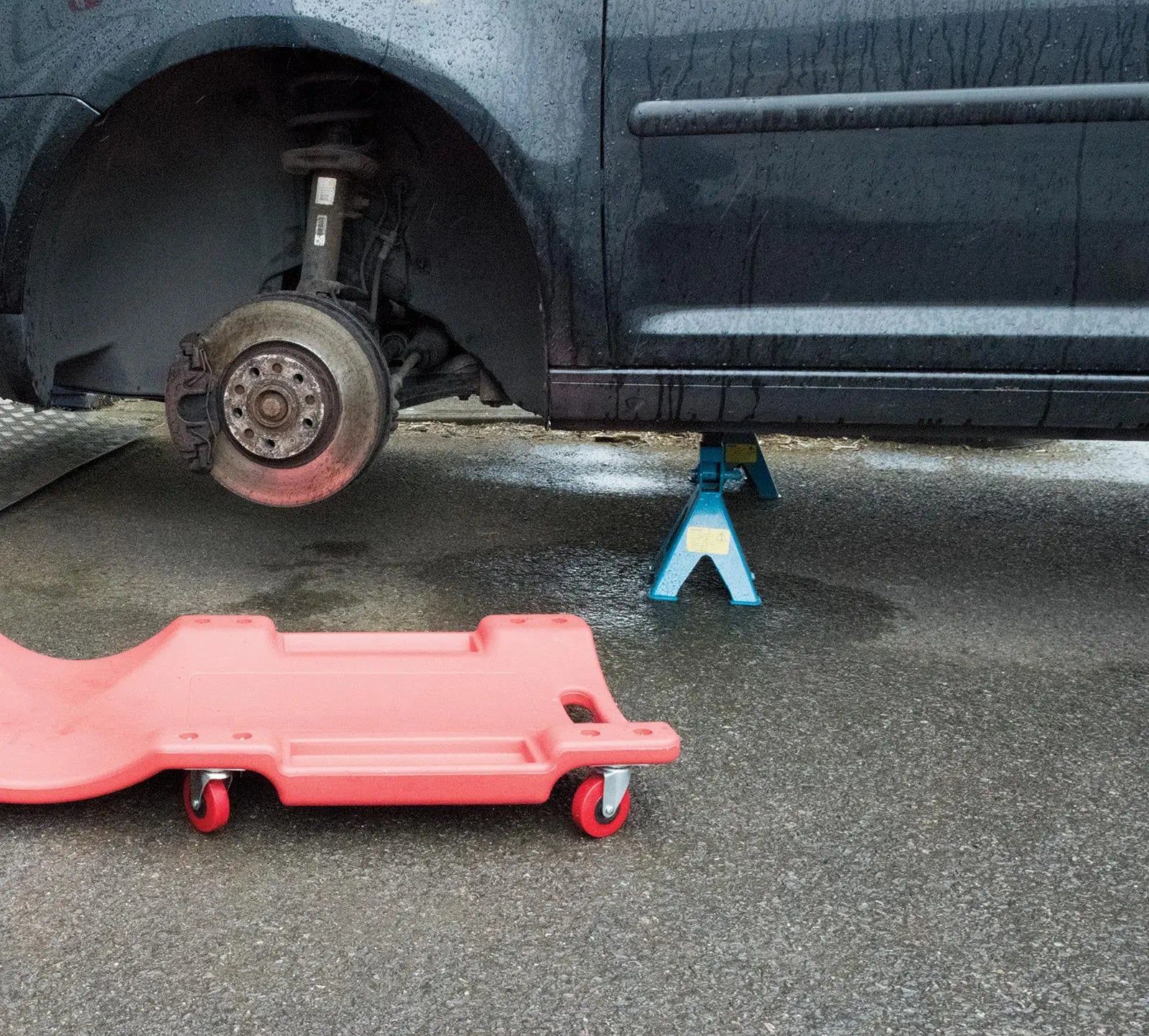 Silverline Axle Stand Set 2 Piece 3 Tonne Lifting Capacity 