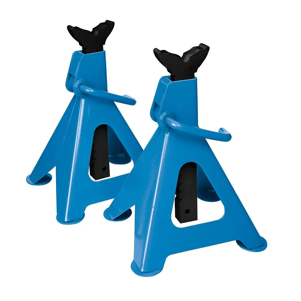 Silverline Axle Stand Set 2pce 6 Tonne 580486  White Rose Tools