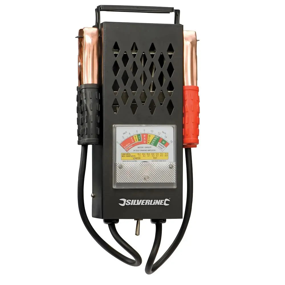 Silverline Battery & Charging System Tester 6V 12V 282625  White Rose Tools