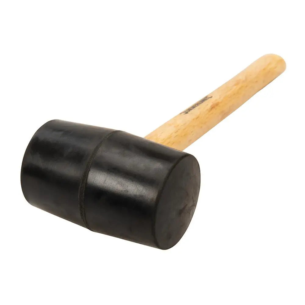 Silverline Black Rubber Mallet 16oz (454g) HA72  White Rose Tools