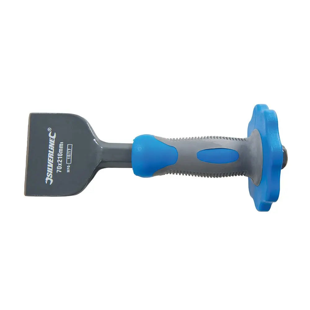 Silverline Bolster Chisel with Guard 70 x 216mm 781710  White Rose Tools