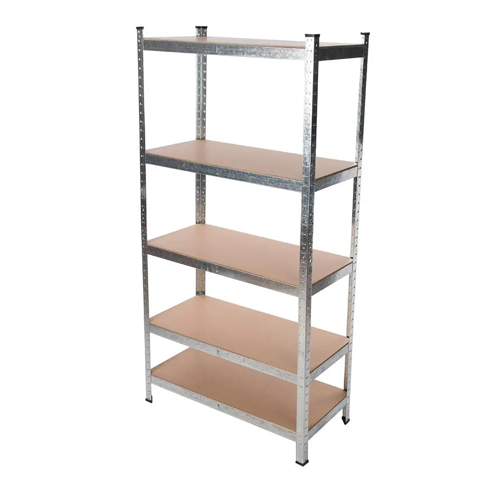 Silverline Boltless Freestanding Shelving Unit 5-Tier 666247  White Rose Tools