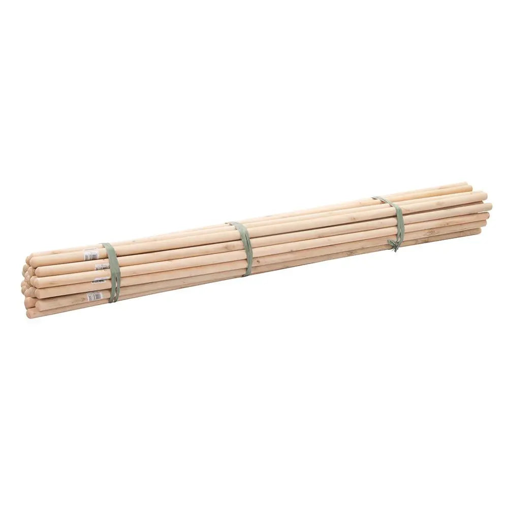 Silverline Broom Handles 5' x 1-1/8" Dia 30pce 746719  White Rose Tools