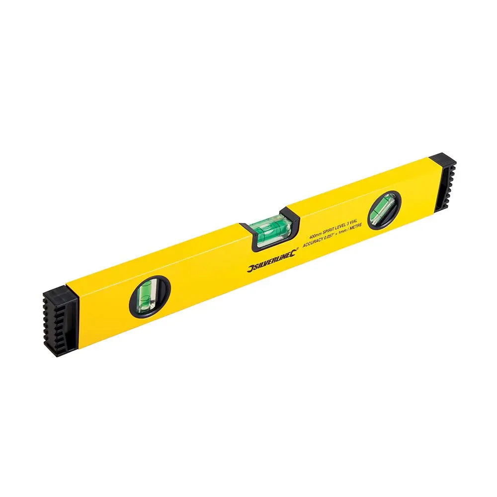 Silverline Builders Level Set 3pce 400, 600 & 1000mm 119688  White Rose Tools