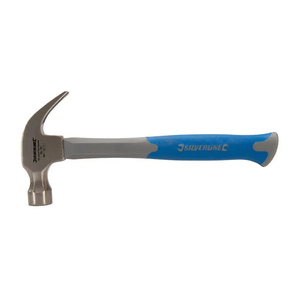 Silverline Claw Hammer Fibreglass 20oz (567g) HA11  White Rose Tools