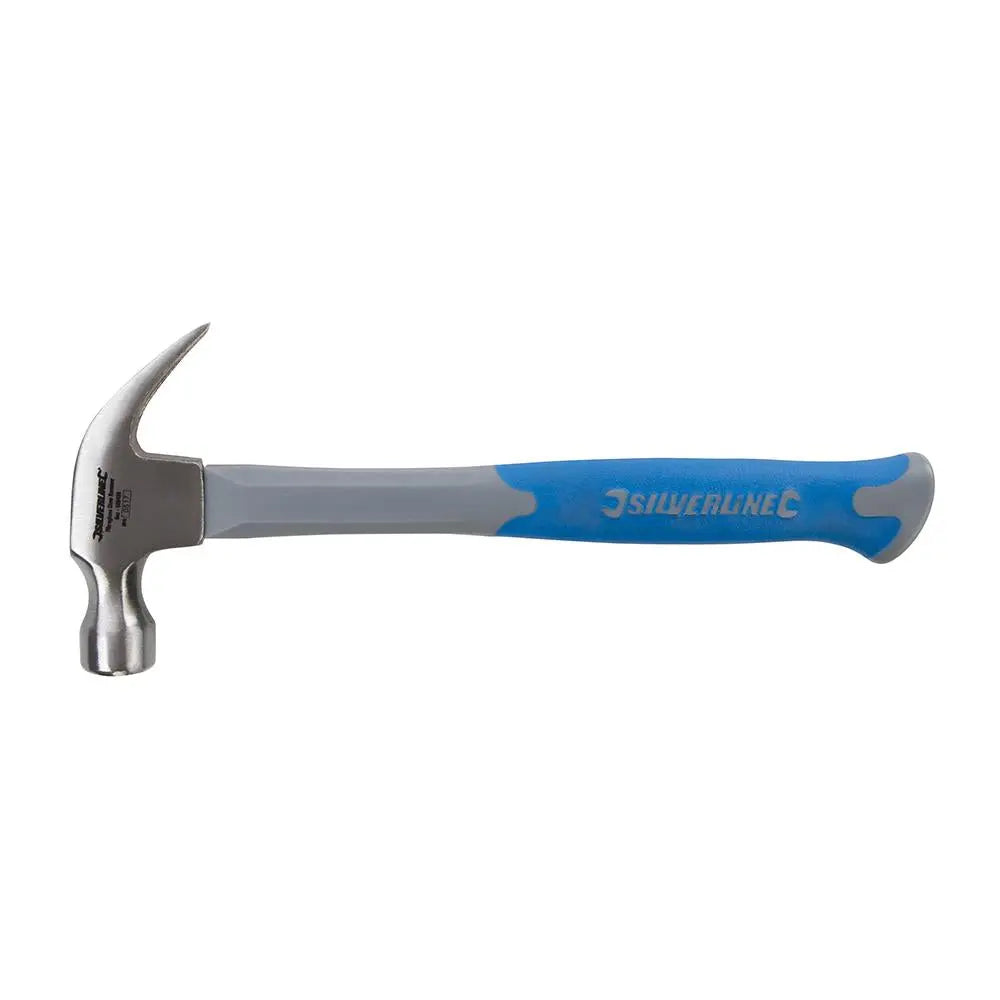 Silverline Claw Hammer Fibreglass 8oz (227g) 580456  White Rose Tools