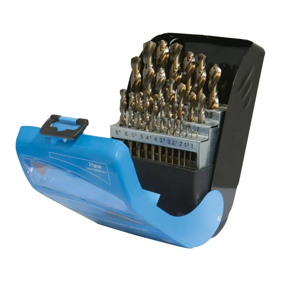 Silverline Cobalt Drill Bit Set 25pce 1 - 13mm 783089  White Rose Tools