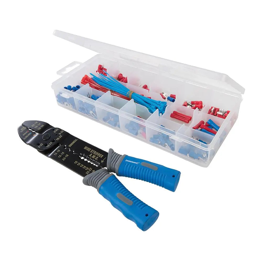 Silverline Crimping Tool Set 271pce 220mm 457054  White Rose Tools