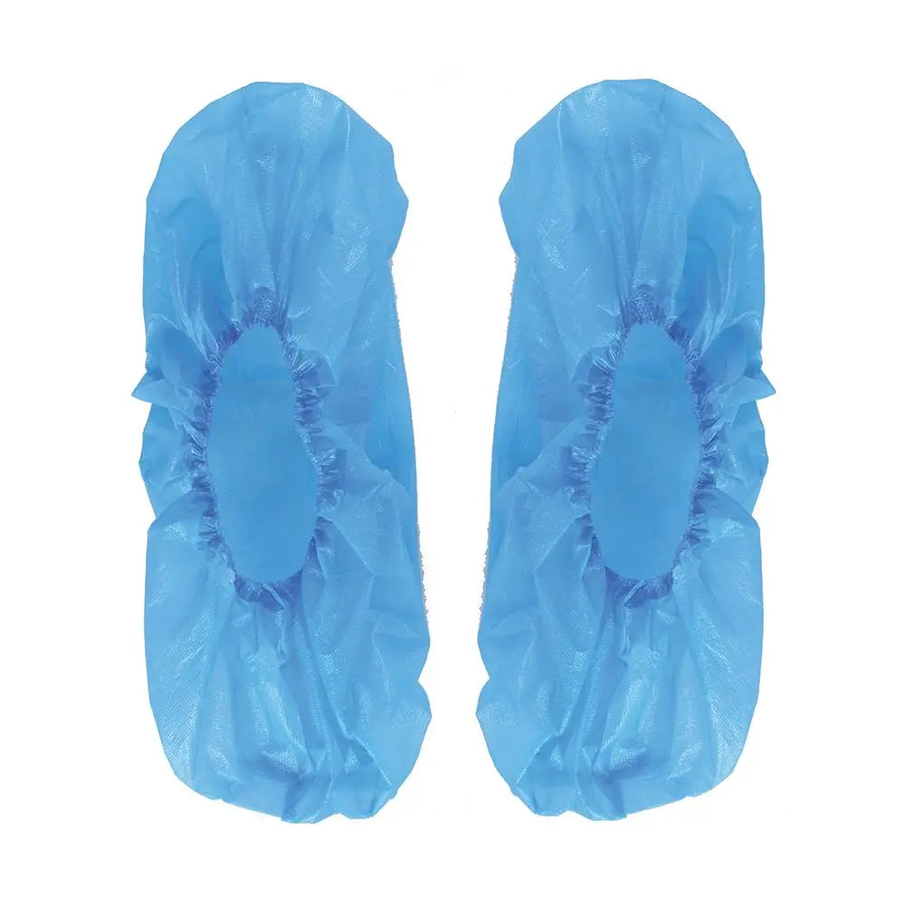 Silverline Disposable Shoe Covers Overshoes Boot Blue Splash Damp Resistant 100pk 