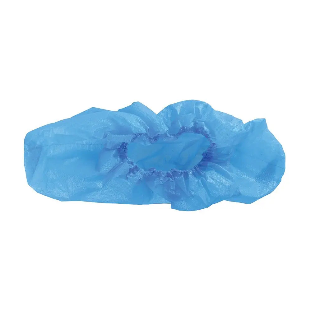 Silverline Disposable Shoe Covers Overshoes Boot Blue Splash Damp Resistant 100pk 