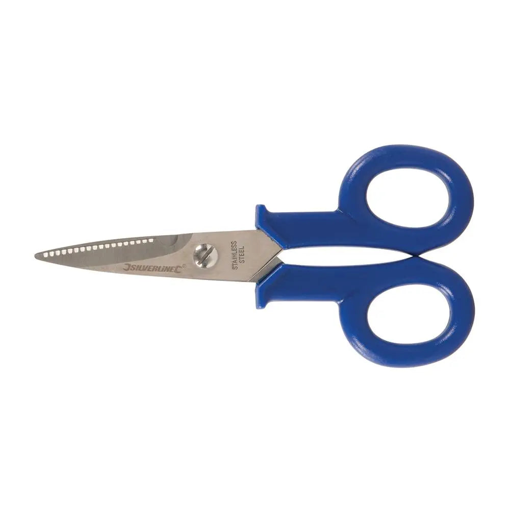 Silverline Electricians Scissors 140mm 956775  White Rose Tools