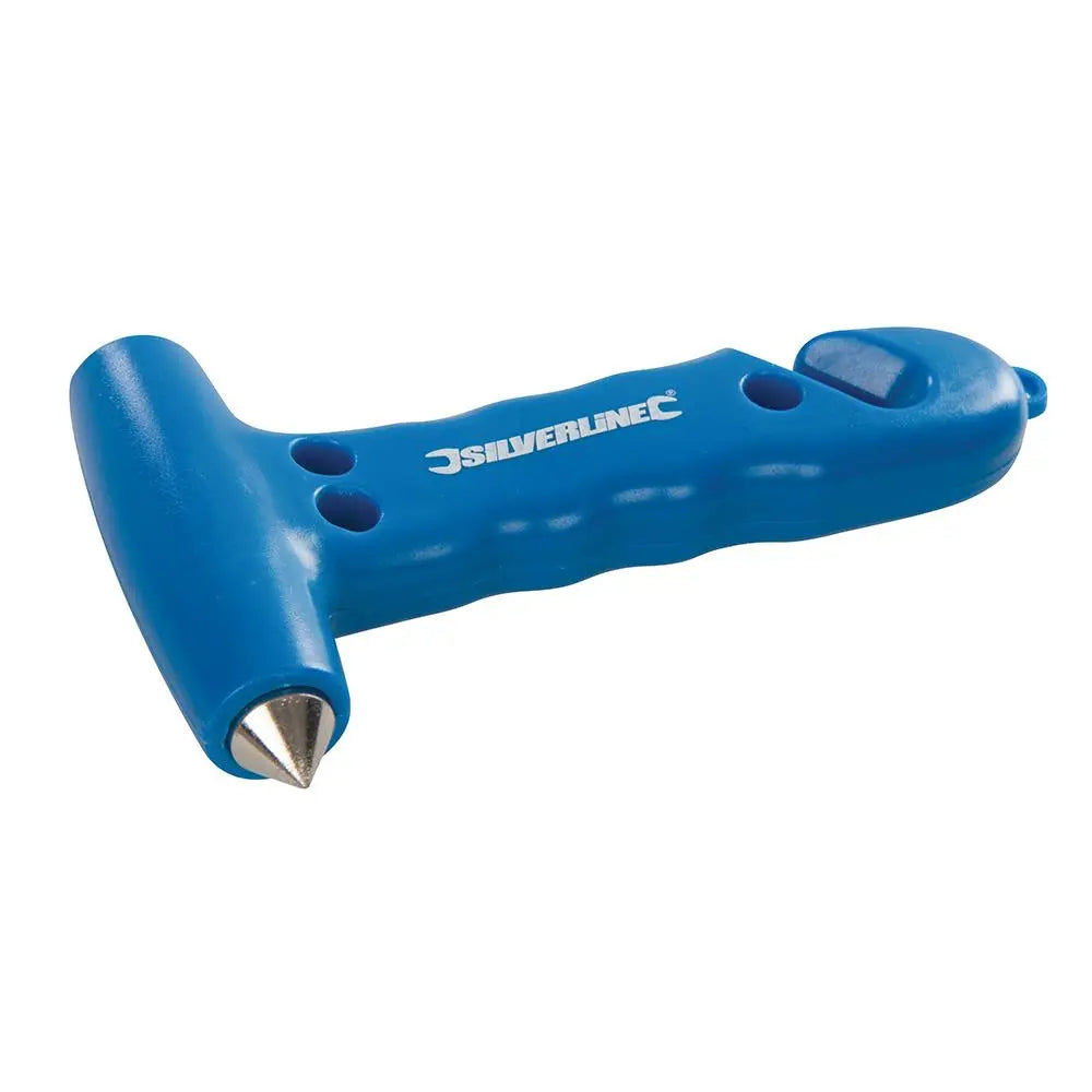 Silverline Emergency Hammer & Belt Cutter 150mm 395235  White Rose Tools