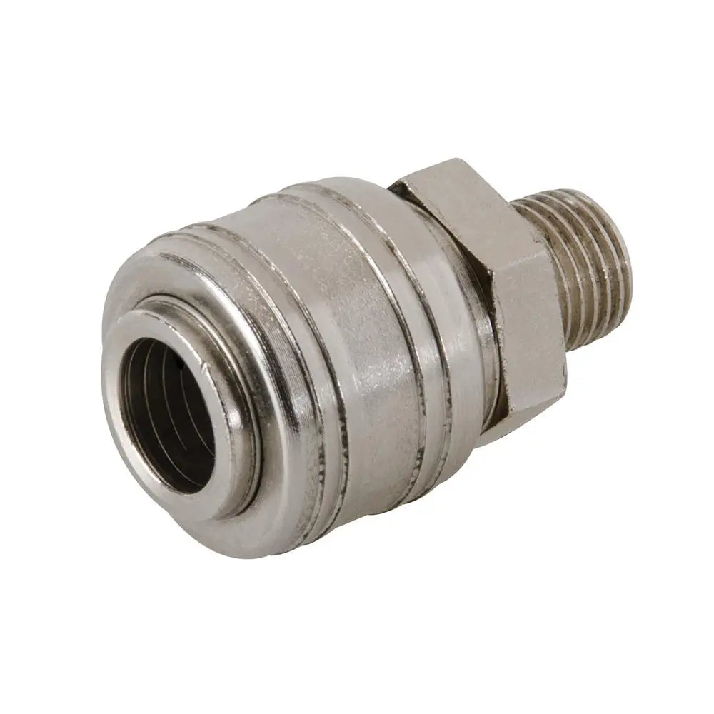 Silverline Euro Air Line Male Thread Quick Coupler 1/4" BSP 