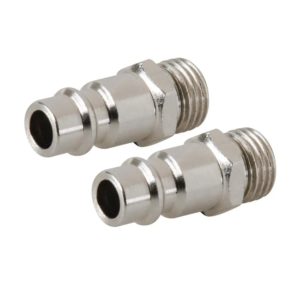Silverline Euro Bayonet Coupler 1/4” BSP Male Thread 2 Pack 