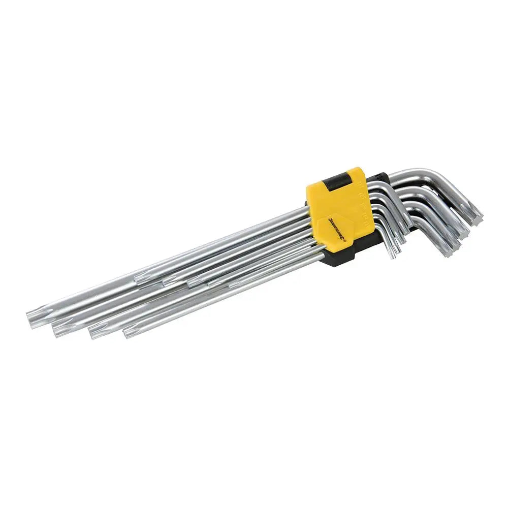 Silverline Expert T10 - T50 Key Set 9pce 394985  White Rose Tools