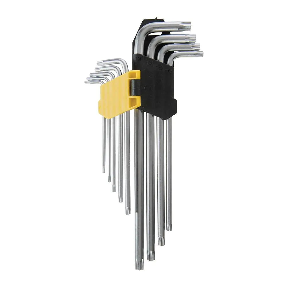 Silverline Expert T10 - T50 Key Set 9pce 394985  White Rose Tools