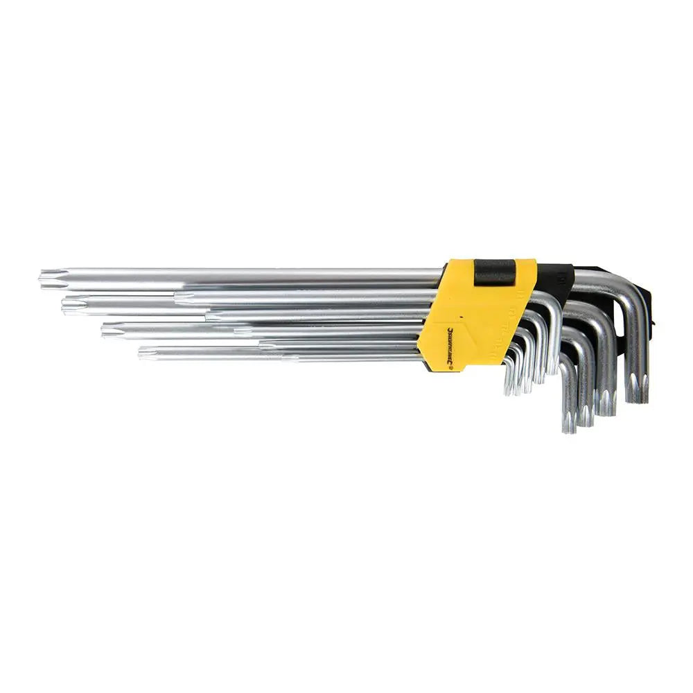 Silverline Expert T10 - T50 Key Set 9pce 394985  White Rose Tools