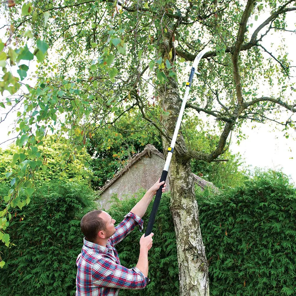 Silverline Extendable Pruning Saw 1.5 - 2.5m 245077  White Rose Tools