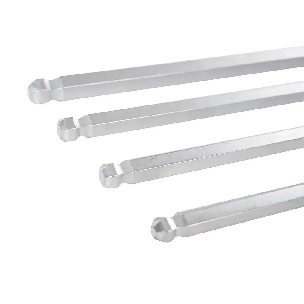 Silverline Extra Long Hex Key Set Ball End 10 Piece 3-17mm 