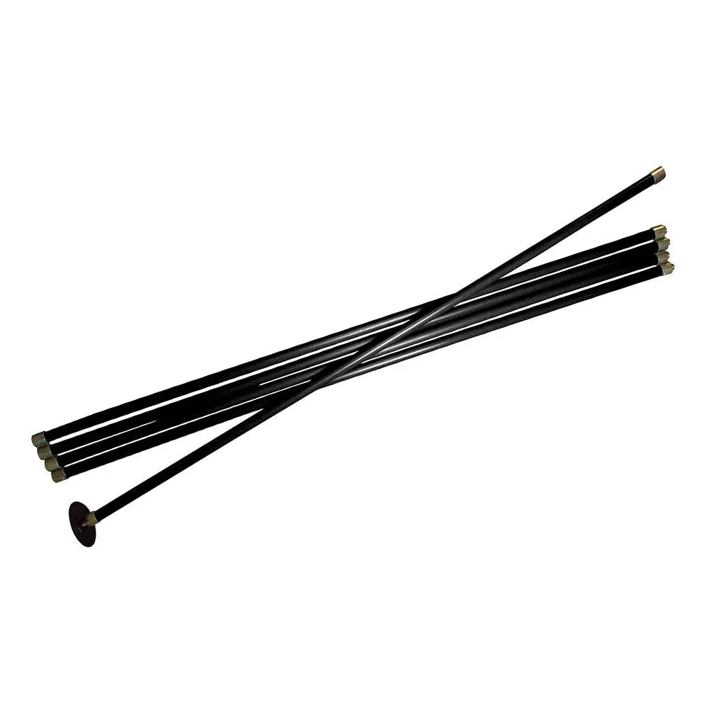 Silverline Extra-long 2m Drain & Chimney Rod Set 7pce 868720 - White