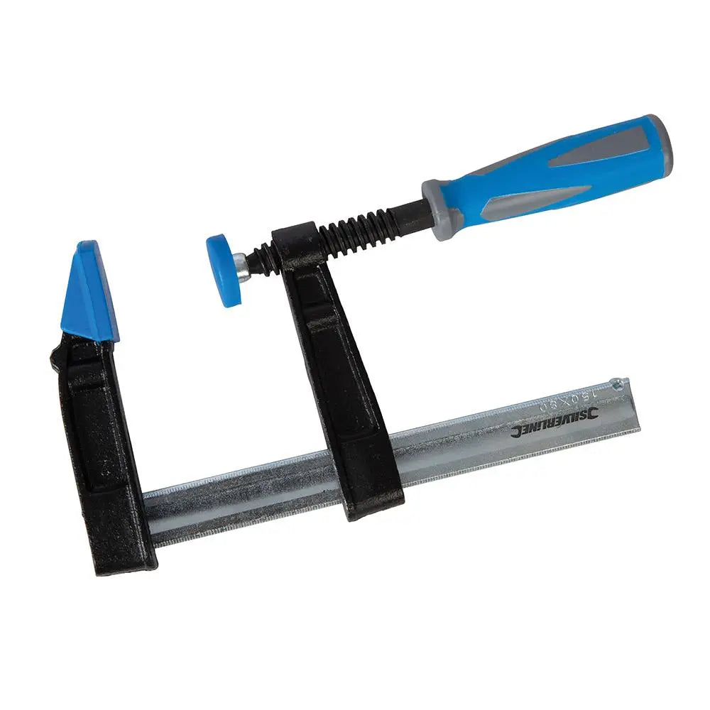 Silverline F-Clamp Heavy Duty 150 x 80mm 675027  White Rose Tools