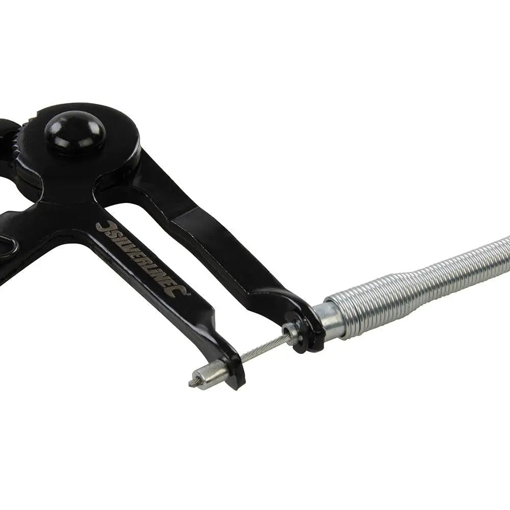 Silverline Flexible Ratchet Hose Clamp Pliers 610mm 441030  White Rose Tools
