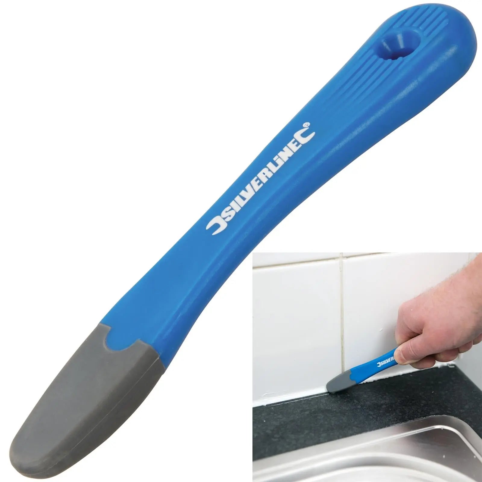 Silverline Flexible Silicone, Grout & Sealant Smoother Filler Putty Finishing 145mm 