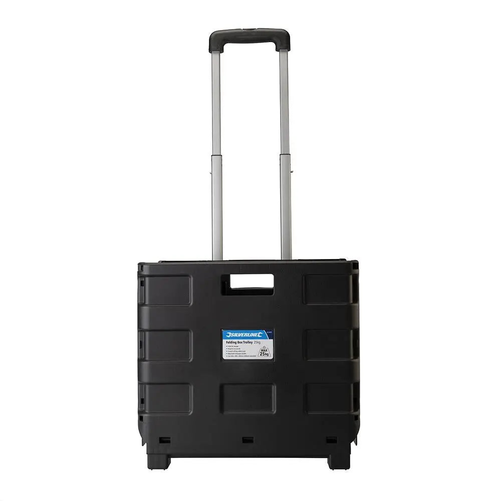 Silverline Folding Box Trolley 25kg 633400  White Rose Tools