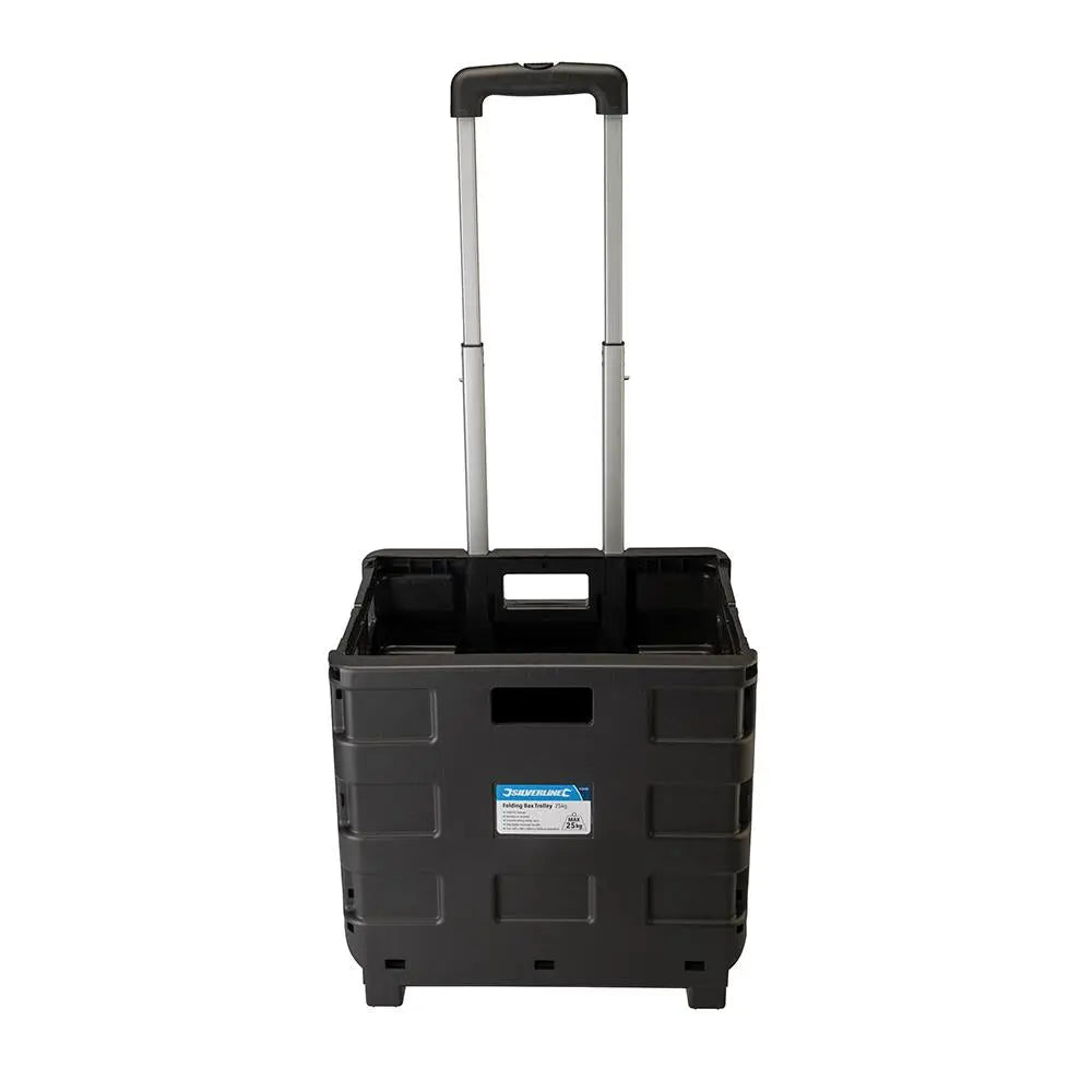 Silverline Folding Box Trolley 25kg 633400  White Rose Tools